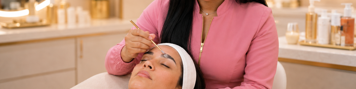 brow lamination procedimento Lowell MA — Adriana Filhas da Promessa